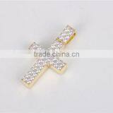 Large Hip Hop 925 Sterling Silver Handmade Cross Pendant Jewelry Wholesale thumbnail-5