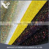 Glitter leather fabric wholesale 2016