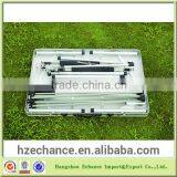 Carry Case Aluminium Folding Picnic Table With BBQ Grill Holder Best Sell Norway thumbnail-1