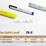 Mini Pen Shape Plastic Spirit Level