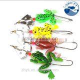 2016 Wholesales Price Newest Rotating Sequins Soft Frog Fishing Lure thumbnail-4
