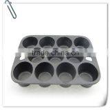 Hand-cast Iron Baking a Cake Pan, Round, Ten Hole thumbnail-1