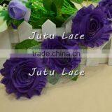 Chic Ladies Party Dress Flower/ Fashion Wedding Flower/ Chiffon Shabby Trim Flower thumbnail-3