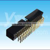 Dongguan Factory Price 2.54mm Pitch Fine Quality Dual Row Right Angle Box Header Connector