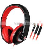 Super bass custom logo headphones/headsets with microphone for smart phone in 2014