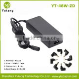 48w plastic universal automatic laptop 230v adapter for ac to dc with 8 tips