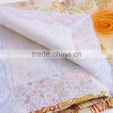 PVC/PEVA Lace Tablecloth With Flannel Backing, High Quality & Waterproof & Oil Proof thumbnail-4