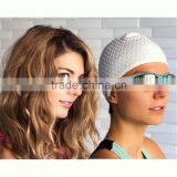 100% Silicone Swimming Cap Withwater Drop Series Light Soft Durable Unisex Swim Hat thumbnail-2