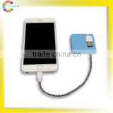 Portable Micro USB cell phone charger cable battery bank for mobile phone