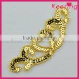 Super Poular Dress Accessories Heart Design Beads Patch WRAB-005 thumbnail-1