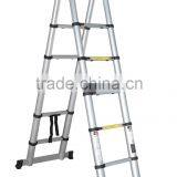Aluminum Double Telescopic Ladder A Frame Telescopic Ladder EN131 AS/NZS thumbnail-2