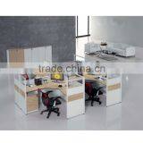 Modern Four People Office Partition Open Office Workstation