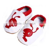 Genuine Leather Outsole Material and Leather Upper Material soft sole leather baby shoes handmade