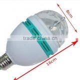 Factory Direct 3w RGB Stage Lighting Self Auto Led Rotating Light Bulb Lamp thumbnail-1