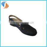 Women Navy Small Holes PU Leather Shoes thumbnail-1