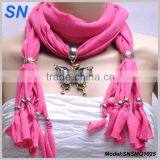 Diamond Pendant Jewelry Scarf 2014 Spring Fashion Scarf thumbnail-1