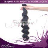Real Brazilian Virgin Hair 8A Grade Pretty Meet Human Hair Natural Black Machine Weft thumbnail-3