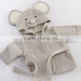 Wholesale Cartoon Soft Warm Embroidered Kids' Bathrobe