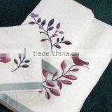 100%cotton Velvet Embroidered Luxurious Towel thumbnail-1