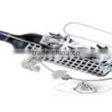 Swine Rack/tainless Steel Wine Shelves/single Wine Rack/ Professional Design Metal Wall Wine Rack thumbnail-1