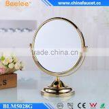 Golden Double Side Brass Mirror Decktop Makeup Mirror thumbnail-1