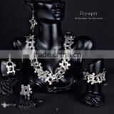 Ring Earring Bracelet Necklace Authentic Turkish Ottoman Jewelery Set thumbnail-5