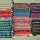 Viscose Stoles Scarves Stripes