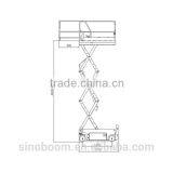Mobile Hydraulic Custom Aerial Outdoor Scissor Lift Platform thumbnail-3