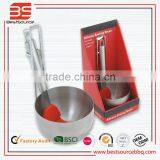 Stainless Steel Sauce Bowel and Silicone Basting Brush , BBQ Accessories , Kitchenware thumbnail-1