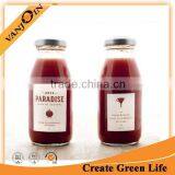 250ML Glass Orange Juice Bottle With Metal Lid For Sale thumbnail-1