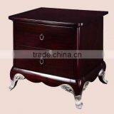 Luxury Wooden Silver Nightstand IDM-N007 thumbnail-2