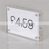 2016 New Arrival 5x7 Wholesale Double Sided Acrylic Picture Frames/acrylic Magnetic Photo Frame/clear Acrylic Block Photo Frame