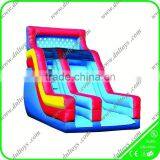 Single Lane Slip Slide Swirl Shape Slides/inflatable Dry Slides
