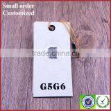 Unique Embossed Price Size String Hang Tags With Metal Logo thumbnail-1