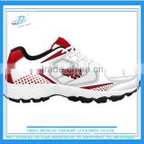 red men's high quality running sport shoe , outdoor comfortable sport running shoe, wholesale price sport running shoe