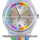 2013 Most Fashionable Colors Strap Japan Movt Quartz Branded Watches for Girls thumbnail-1