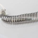 Black TPU Surf Leash Coiled by Bullet Proof Surf -Double Stainless Steel Swivels thumbnail-5