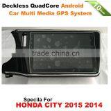Factory Directly Quad Core Android Car Mp3 Stereo Navigation System for Honda City With Gps,radio,bt,wifi Internet thumbnail-1