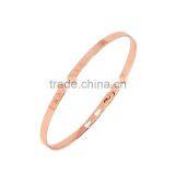 Memories Bangles With Customize Design Word 'NAMASTE' With 4mm/7mm Width thumbnail-2