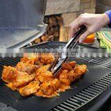 BBQ Grill Mat, Set of 2 Reuseable Mats for Gas, Charcoal & Electric Grills - Large, Nonstick, Extra Thick