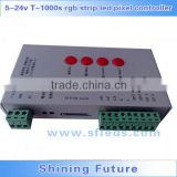 T1000S SD card controller LPD6803 WS2811 WS2801 UCS1903 LPD8806 RGB LED Strip 5-24V