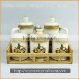 China Wholesale condiment container/condiment set of 4/storage box