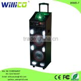 Chinese new product trolley speaker colorful party light speaker