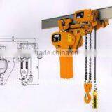 Closed Headroom Trolley Chain Hoist T020 Geared Type