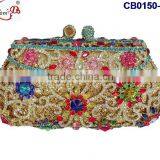 CB0150(1-10) 2016 New Design Hot Sale Elegant and Luxury Rhinestones African Handbag With Variety of Styles thumbnail-1