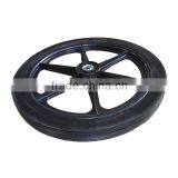 20x1.75 Inch Semi Pneumatic Rubber Wheel With Rib Tread for Mowers or Material Handling Equipment thumbnail-2