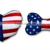 Patriotic Squeaky Plush Toys