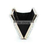 Czech Drill Crystal Gold and Handbags Pakistan Stone Purse (C499) thumbnail-4