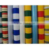 pvc striped tarpaulin ( coated tarpaulin at any gsm as customers asked)