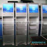 Retail POP Stand 22 Inch LED Totem Player With Brochure Holder